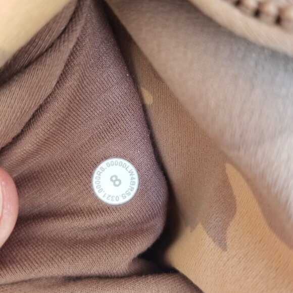 Lululemon Hooded Define Jacket Nulu Heritage 365 Camo Beige Multi, size 8 - Picture 2 of 7